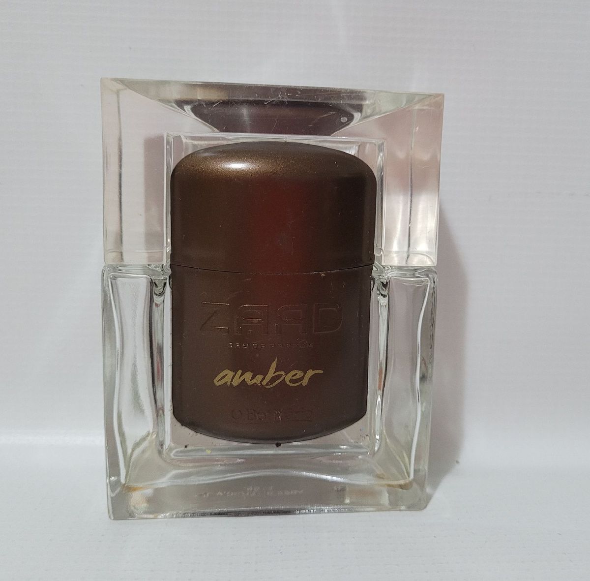 Zaad Eau de Parfum Amber O Boticário 95ml Frasco Vazio Perfume