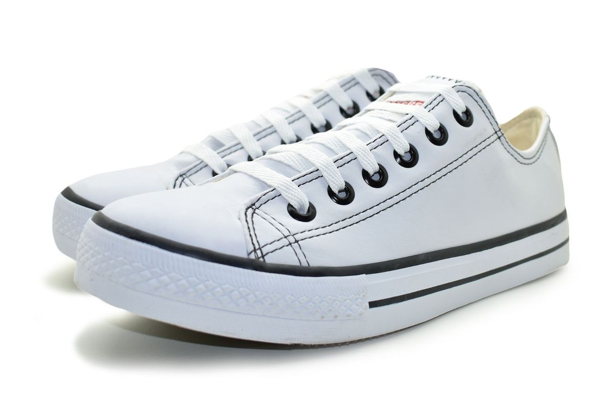 all star converse feminino couro