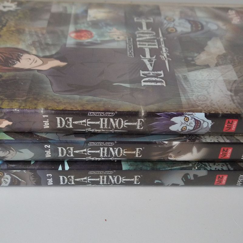 03 Dvds Death Note (Originais), Filme e Série Playarte Usado 76290760