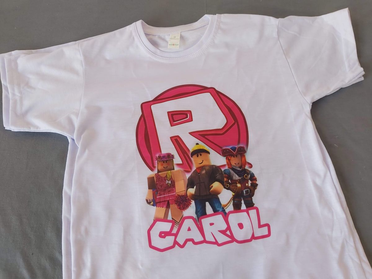 1 Camiseta Roblox Personalizada Tom Rosa Menina Com Seu Nome Camisa Feminina W3artestampa Nunca Usado 47208445 Enjoei - jogo roblox menina