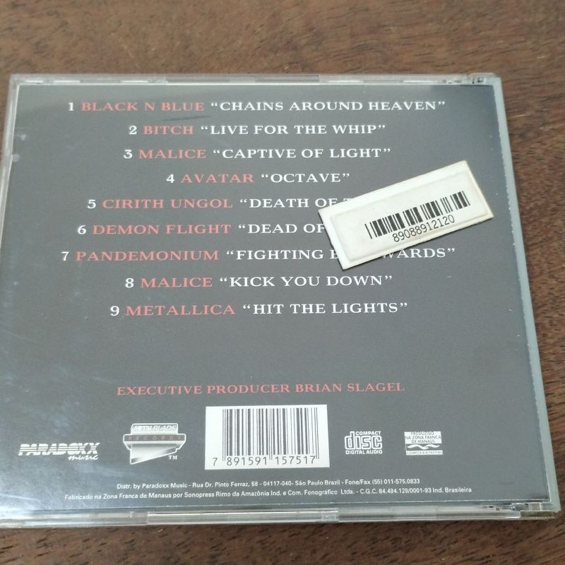 1º Cd Original Metal Massacre - Cd Compilação 1982 | Paradoxx