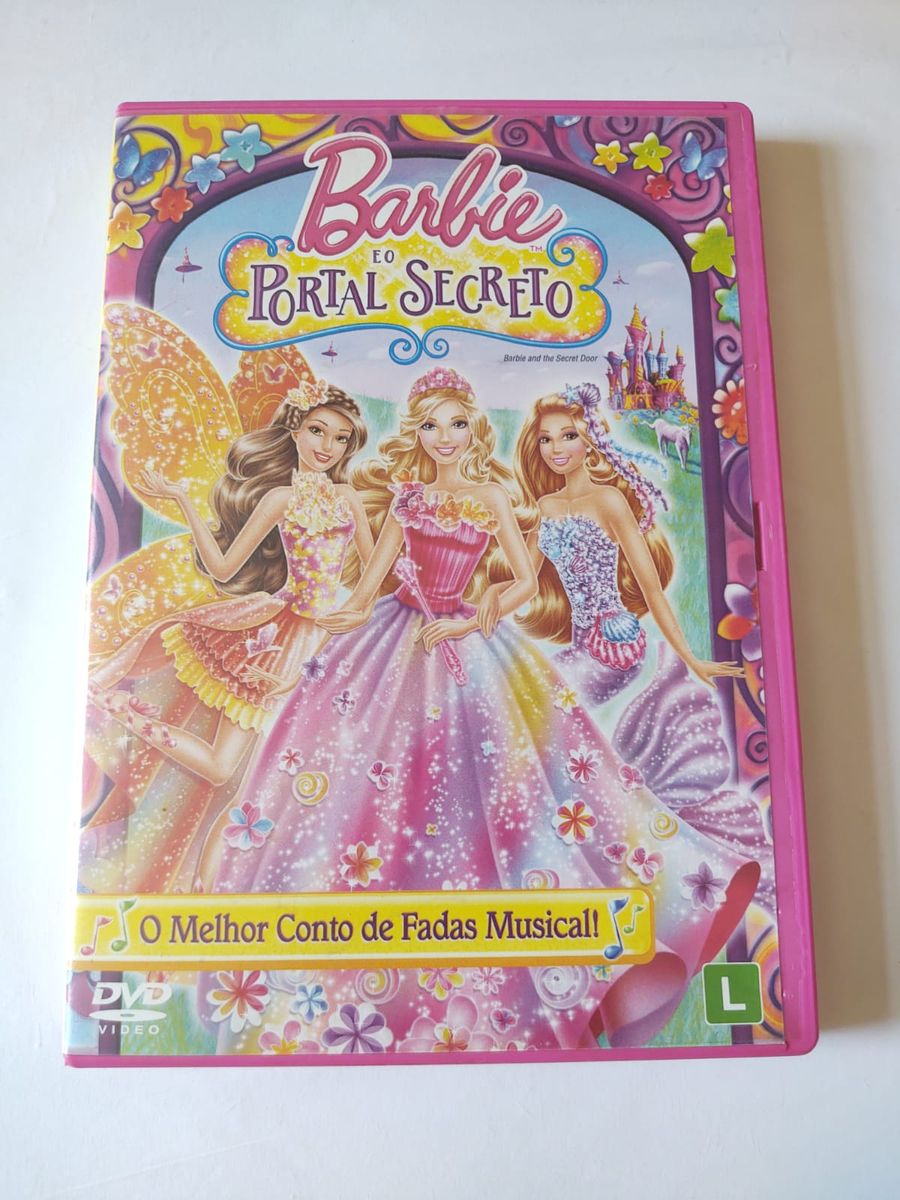 1 Dvd de Desenho Animado da Barbie 