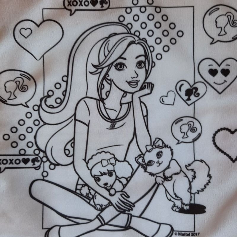 120 Desenhos do Barbie para colorir