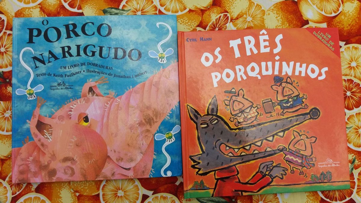 1-o Porco Narigudo e 2-os Três Porquinhos Cyril Hahn | Item Infantil ...