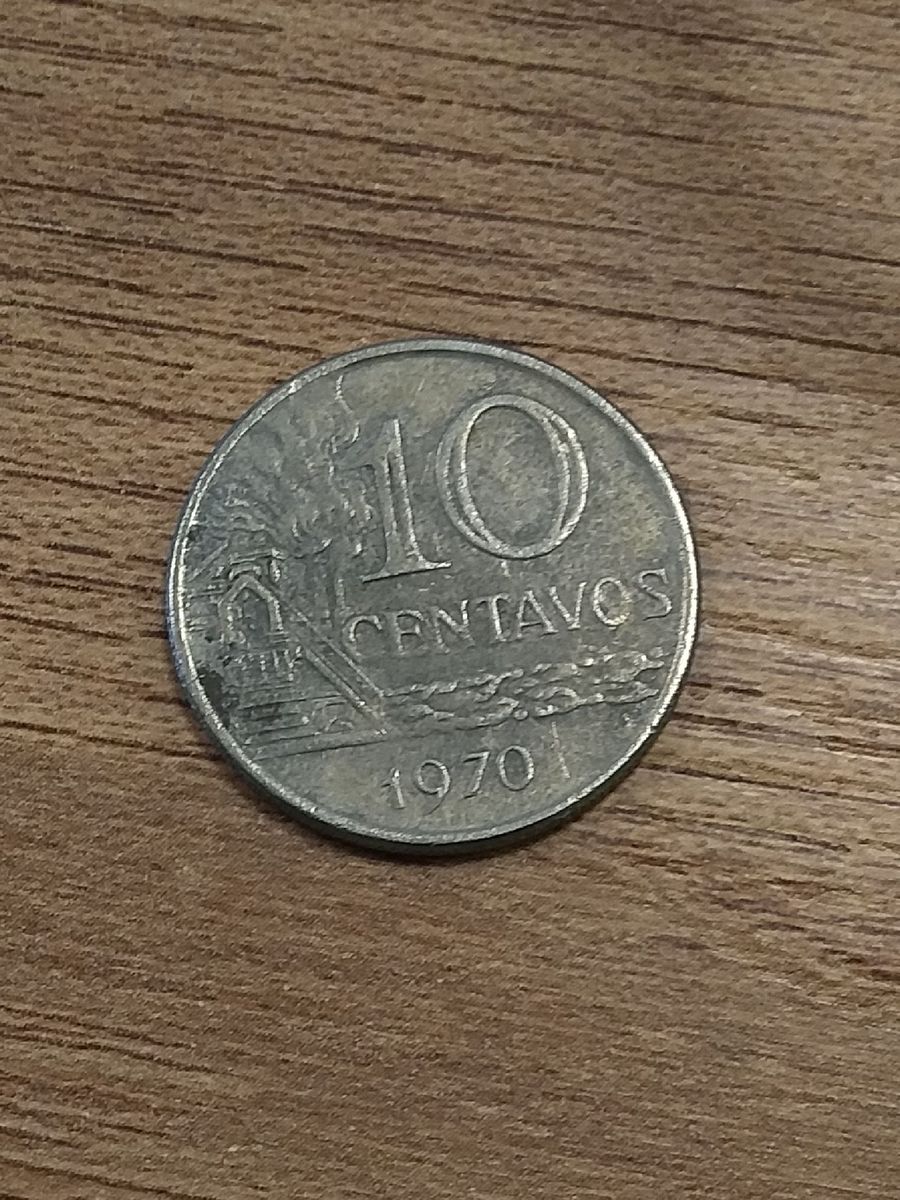 10 Centavos 1970 Produto Vintage e Retro Moeda Antiguidades Usado 72634226 enjoei