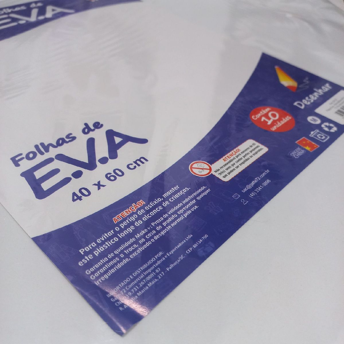 10 Folhas de Eva | Item de Papelaria Nunca Usado 82016678 | enjoei