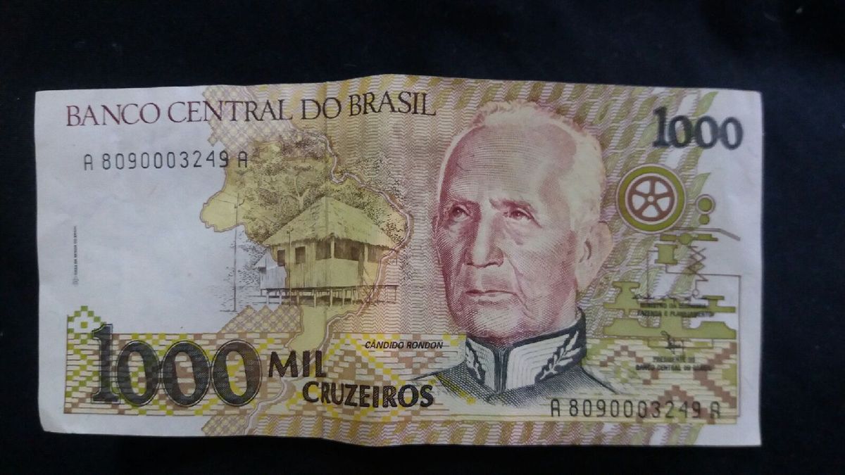 Quanto Vale Uma Nota Antiga De 1000 Cruzeiros