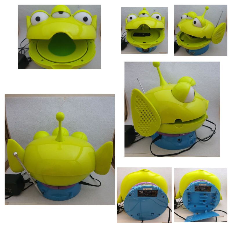100v - Alien Toy Story Rádio Cd Player Japão | Disney Pixar Usado