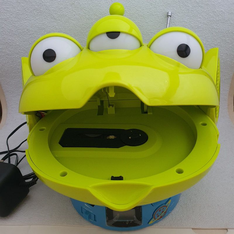 100v - Alien Toy Story Rádio Cd Player Japão | Disney Pixar Usado