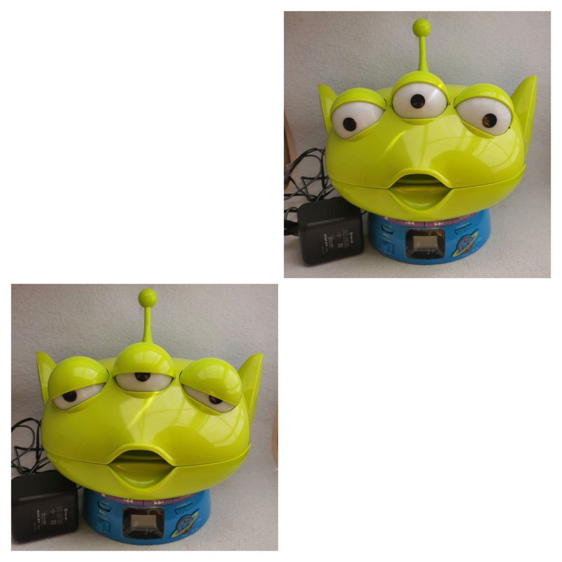 Toy Story Alien CD Player 本体 100v - Alien Toy Story Rádio Cd Player Japão | Disney Pixar Usado