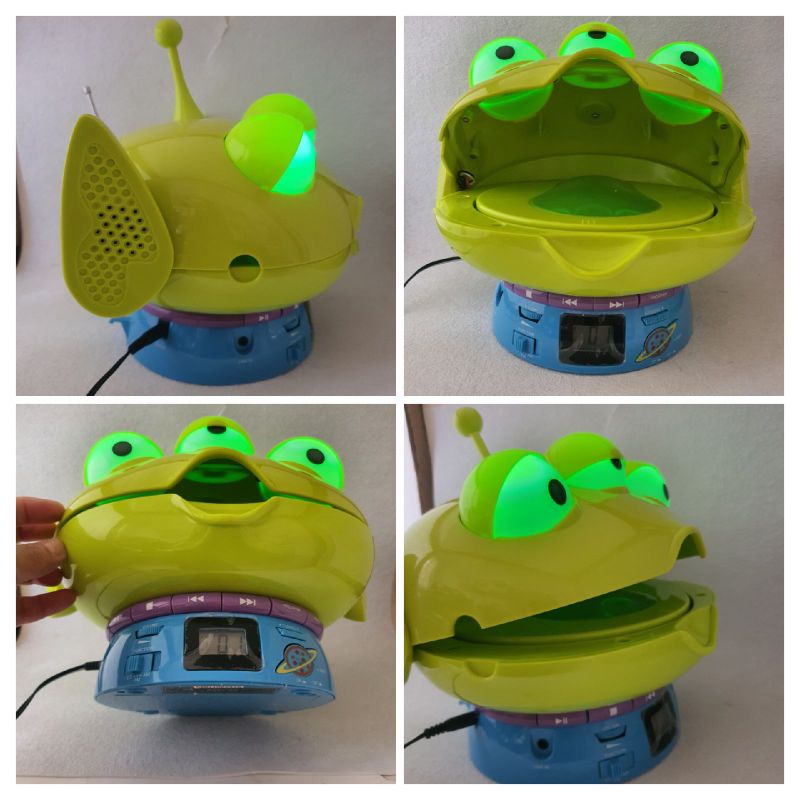 100v - Alien Toy Story Rádio Cd Player Japão | Disney Pixar Usado