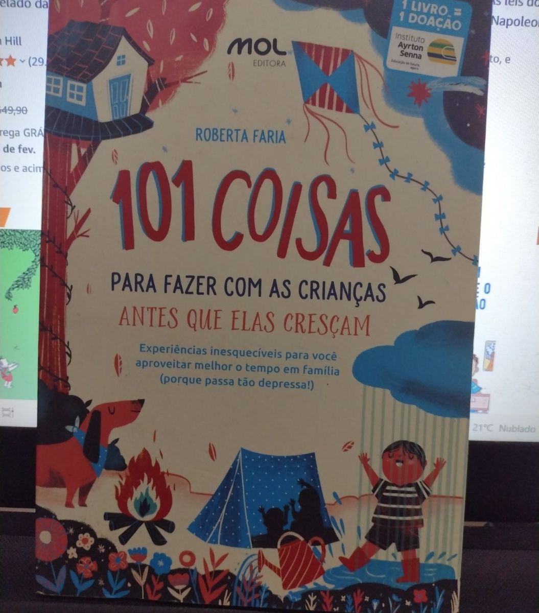 101 Coisas para Fazer com As Crianças Antes Que Elas Cresçam Livro ...