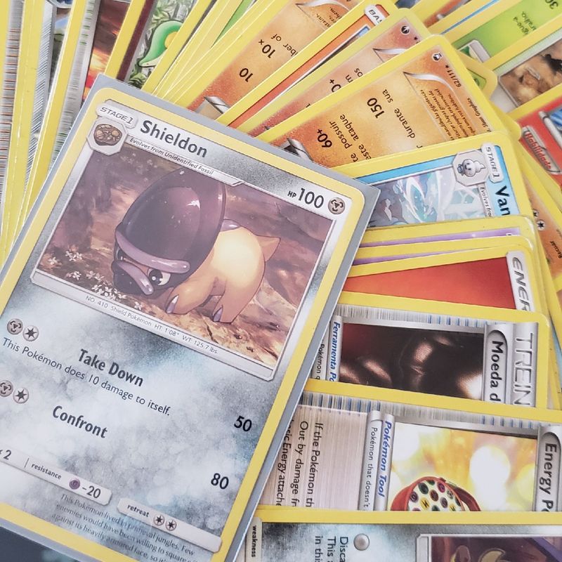 Kit 20 Cartas Pokémon Brilhantes - Pokemanos