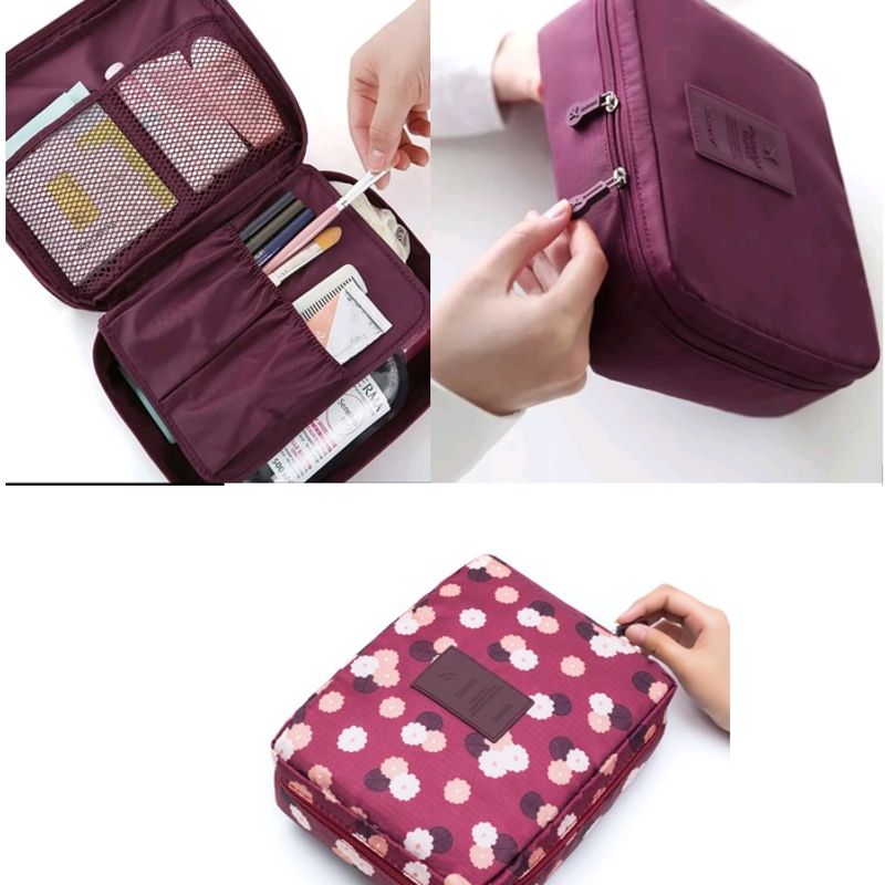 Bolsa de cosméticos de viagem bolsa de maquiagem feminina bolsa