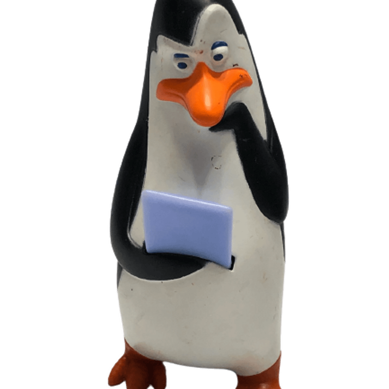 Recruta Dos Pinguins de Madagascar, Brinquedo Espirra Água da Boca, Brinquedo para Bebês Nunca Usado 75278761