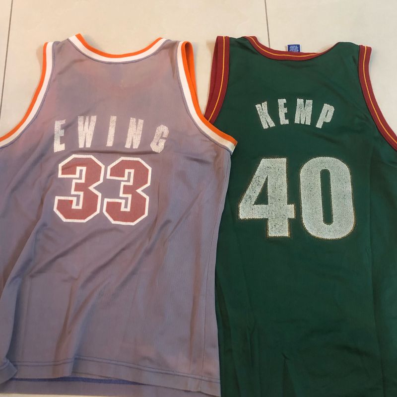 2 Camisas Nba Champions Knicks e Supersonics Camiseta Masculina