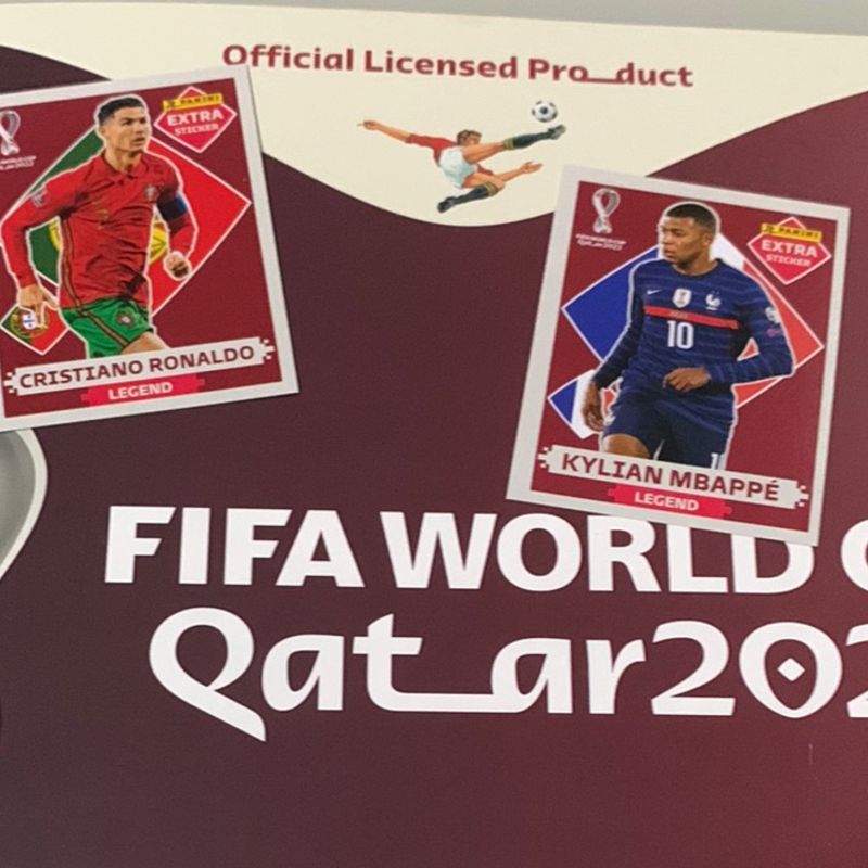 Figurinha Legend Bordo Mbappe Copa Qatar 2022, Cacareco Panini Nunca Usado  87047788