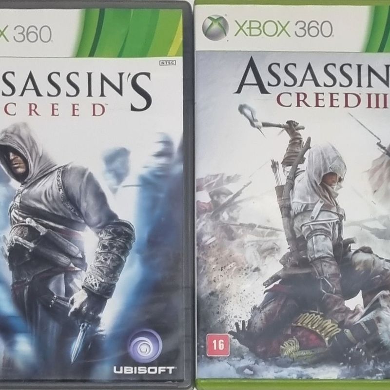 Jogo Assassins Creed III Xbox 360 e Xbox One