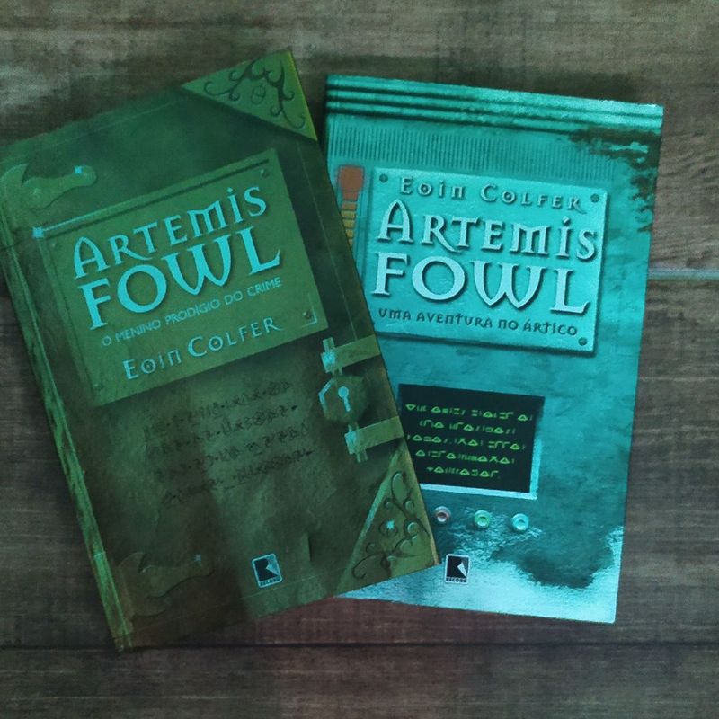 Livros: Artemis Fowl Uma aventura no ártico e O Menino Prodígio do crime