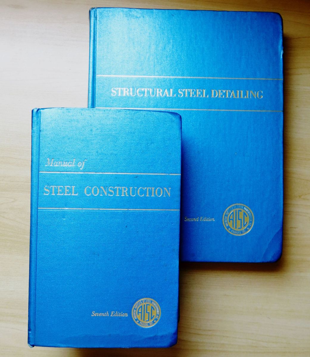 2 Livros (capa Dura) - Aisc Manual Of Steel Construction (7a.) E ...