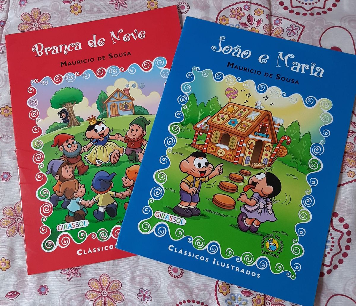 2 Livros Da Coleção Clássicos Ilustrados Da Turma Da Mônica Item Infantil Girassol Usado 2548