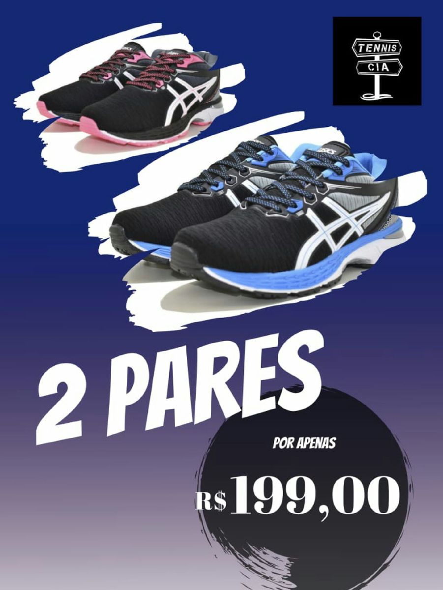 2 pares de tenis por 199