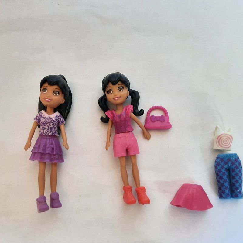 Boneca Polly Que Muda de Roupa Fácil, Brinquedo Polly Pocket Usado  81362020