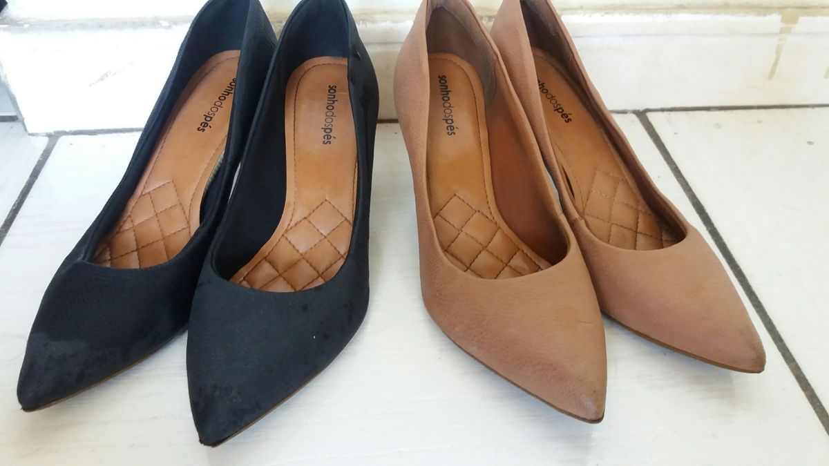 sapatos sonhos dos pés