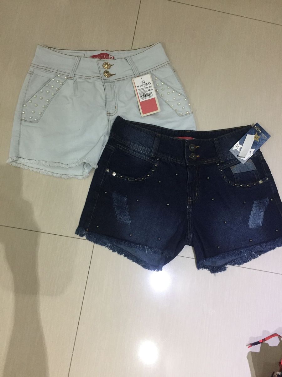 2 shorts jeans tam 46 - short wan jeans