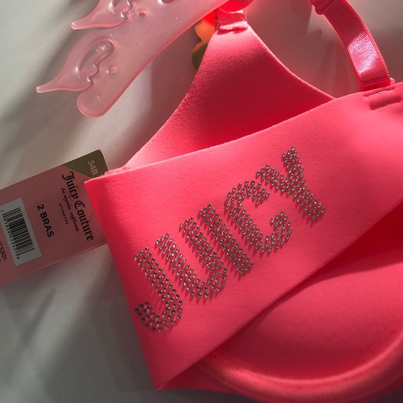 Two Juicy couture los angeles california bras , -one