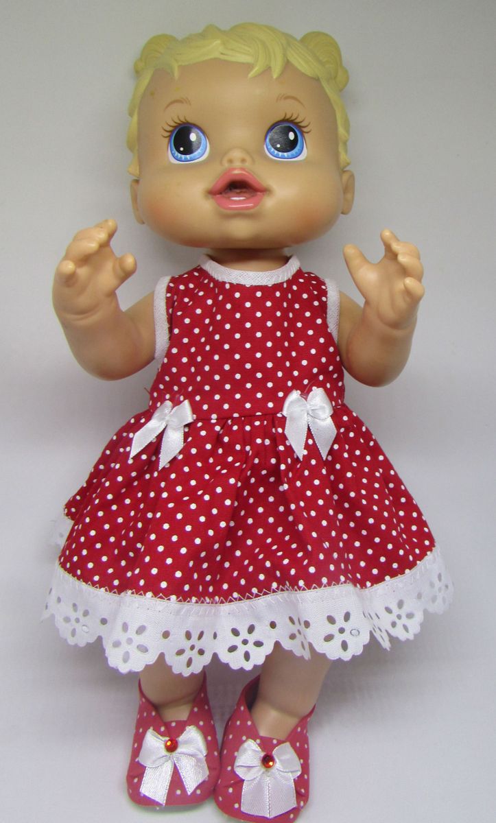 vestido para baby alive