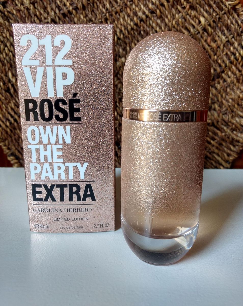 212 Vip Rosé Extra Edição Limitada 80 Ml | Perfume Feminino Carolina ...