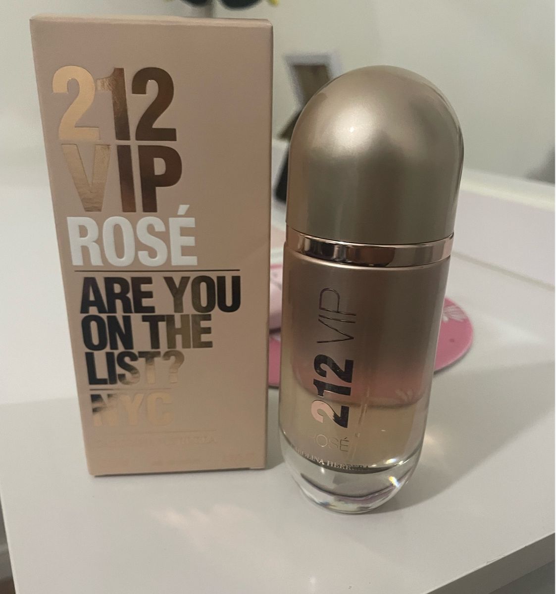 212 Vip Rosé Perfume Feminino Carolina Herrera Nunca Usado 111619695  enjoei
