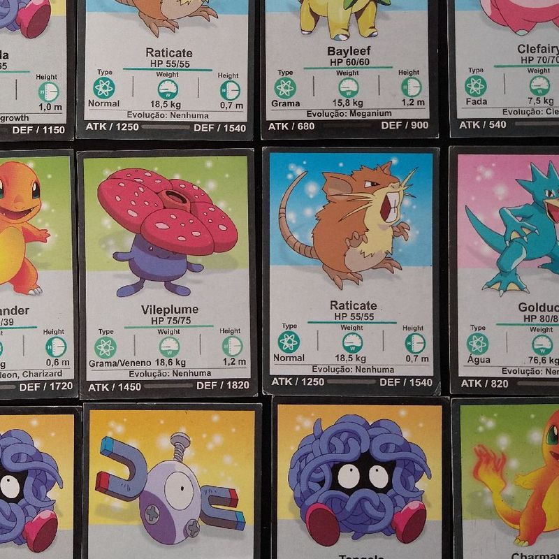 22 Cartas Pokémon Go - Cards Games, Produto Vintage e Retro Usado 69011319