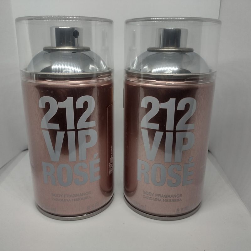 250ml Body Spray Carolina Herrera 212 Vip Rose Feminino Perfume  Feminino Carolina Herrera Nunca Usado 102205685 enjoei