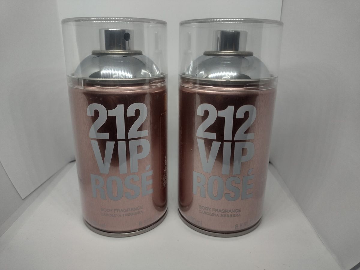 250ml Body Spray Carolina Herrera 212 Vip Rose Feminino Perfume  Feminino Carolina Herrera Nunca Usado 102205685 enjoei