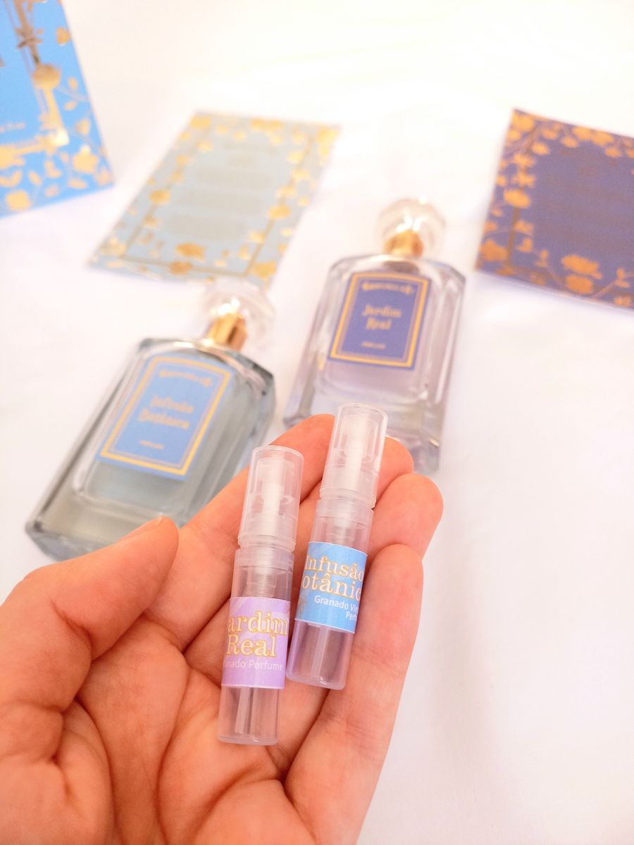 2ml Dos Perfumes Jardim Real e Infusão Botânica da Granado Perfume