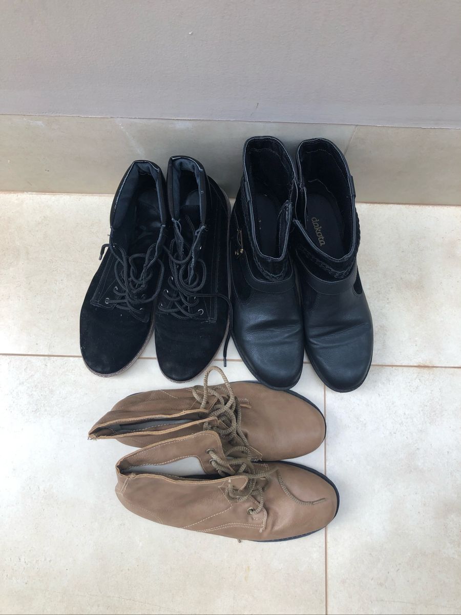 bota cano curto dakota camurça