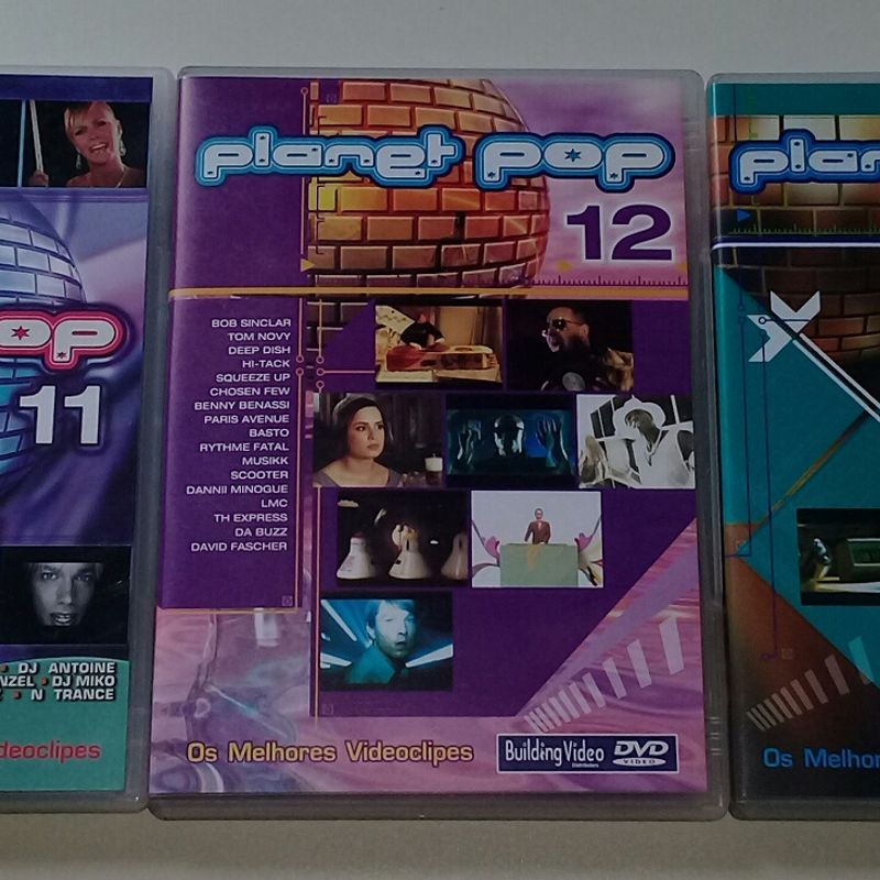 3 Dvd Planet Pop Videoclipes Dance Techno Trance Music Anos 2000