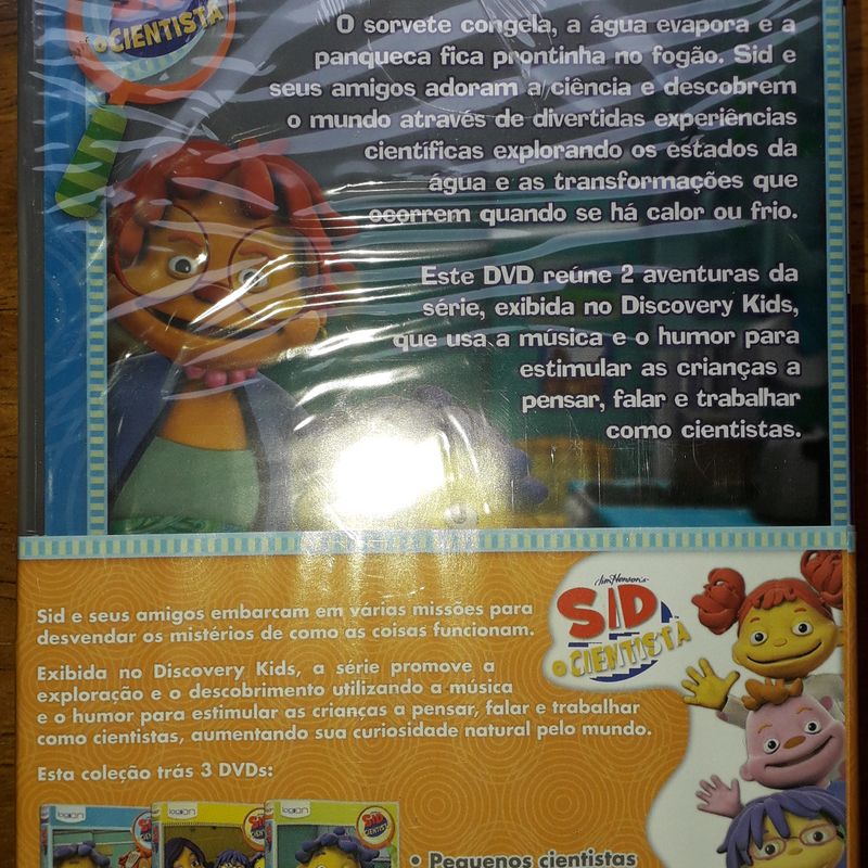 Sid O Cientista A Panqueca Da Vovo Dvd Original Lacrado