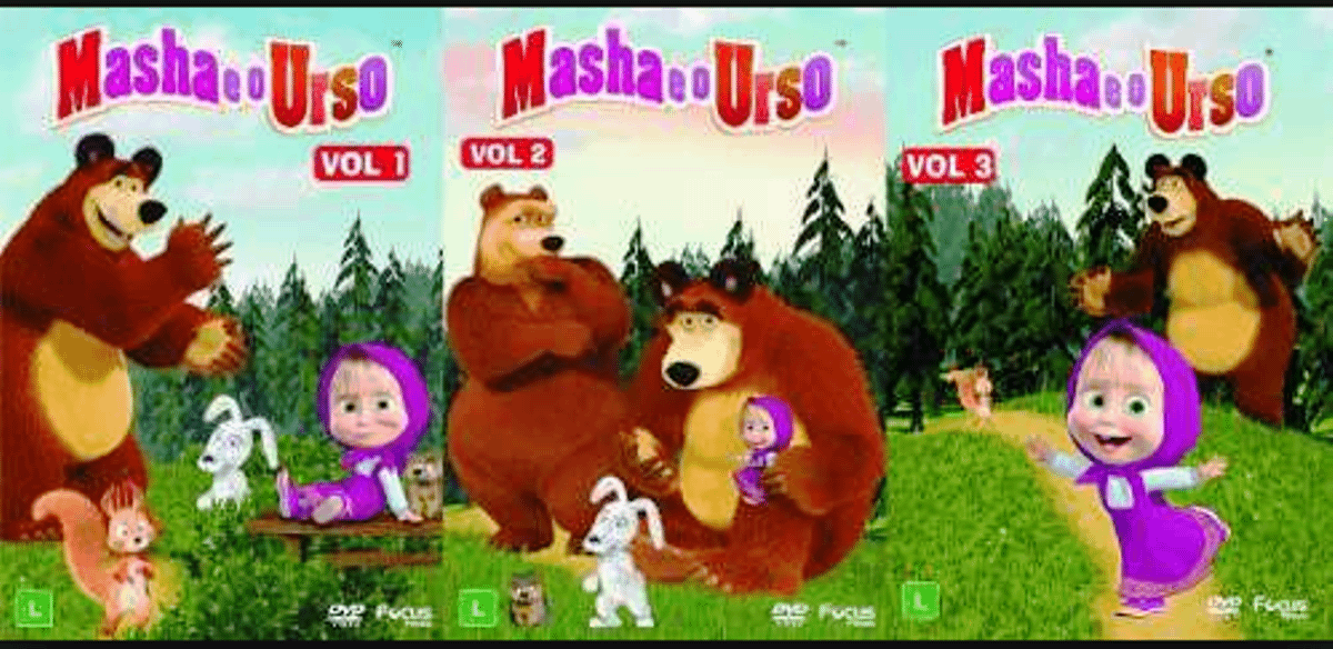 Dvd Masha e O Urso O Filme, Filme e Série Dvd Usado 81214095