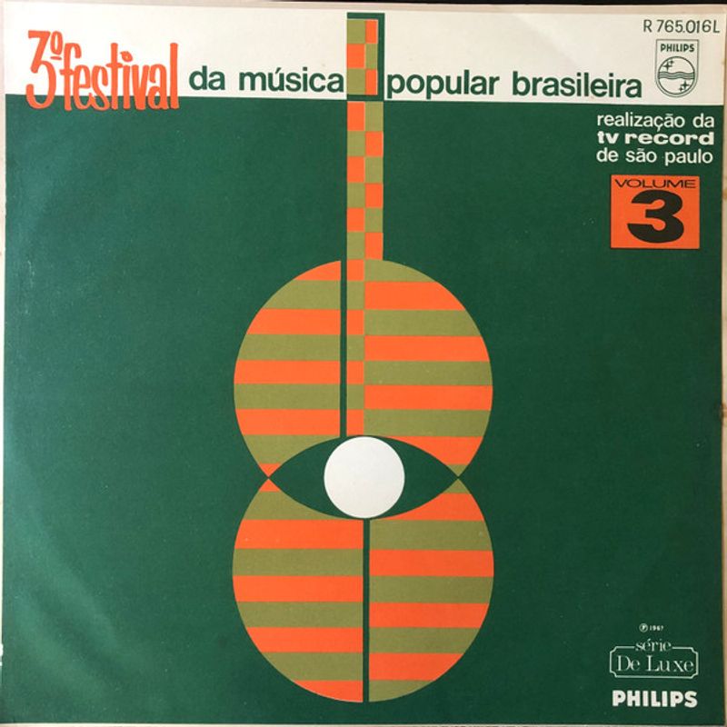 LP Músicas Brasileiras 3º Festival da Música Popular Brasileira - Vol. 3 Lp Vinil