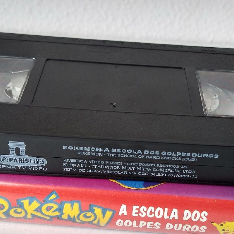 3 Fitas Vhs Pokémon 2, 3 e 4 (Originais)