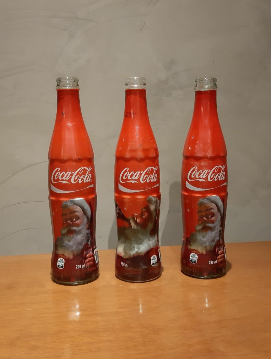 Coca-Cola 3個セット サンタクロース グラス