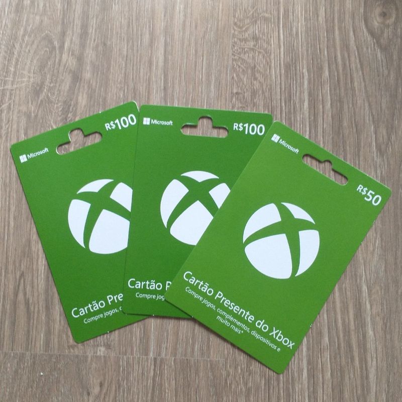 Cartão Presente R$ 100 Reais - Xbox