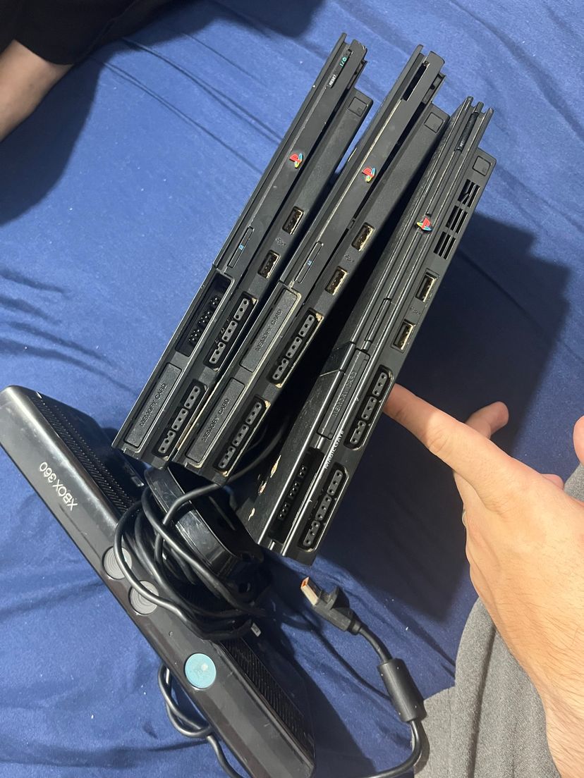 3 Ps2 + Kinect Xbox 360 para Peças | Console de Videogame Sony Usado ...