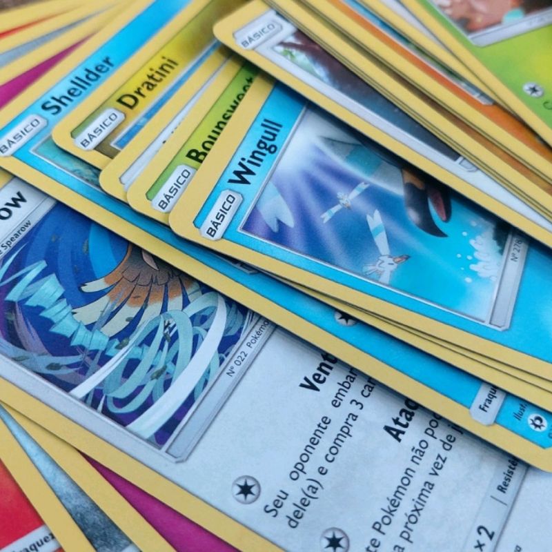 Kit 100 Cartas Pokémon Aleatórias Sem Repetidas