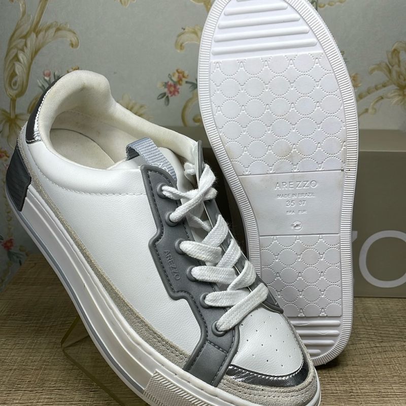 Tenis arezzo best sale branco 2019