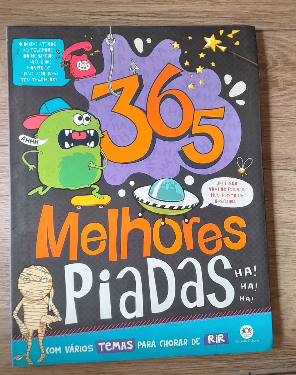 Livro: 365 CHARADAS PARA CHORAR DE RIR