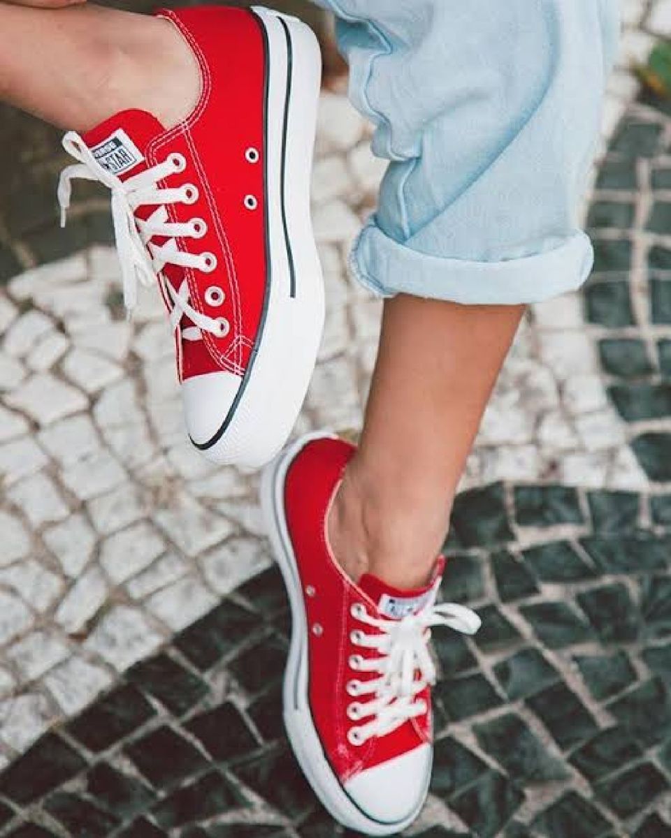 all star vermelho 37